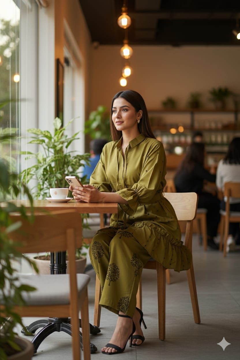 ๐ Moti Charm โ Western Top & Plazo Set ๐