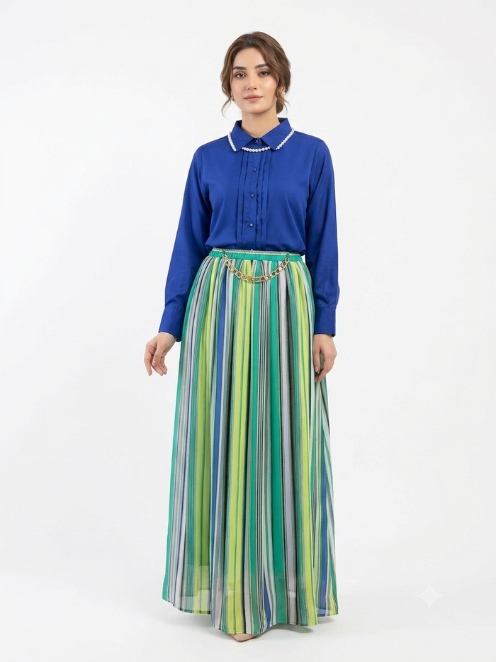MALLA 2-Piece Skirt Set (Chain Style)