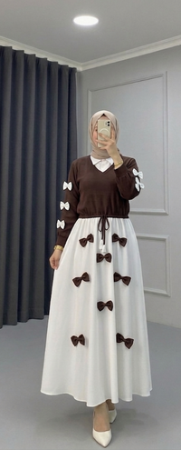 New Coti Maxi Dress - Brown