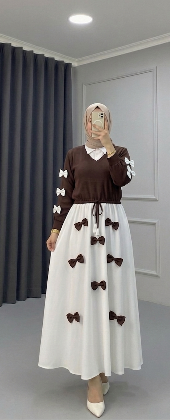 New Coti Maxi Dress - Brown
