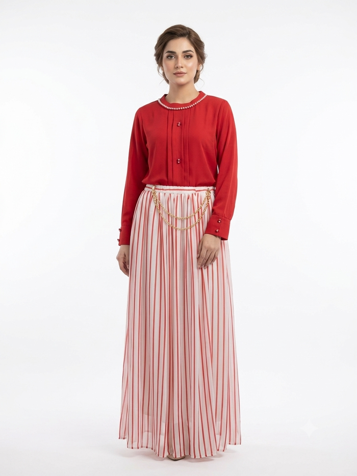 MALLA 2-Piece Skirt Set (Chain Style)