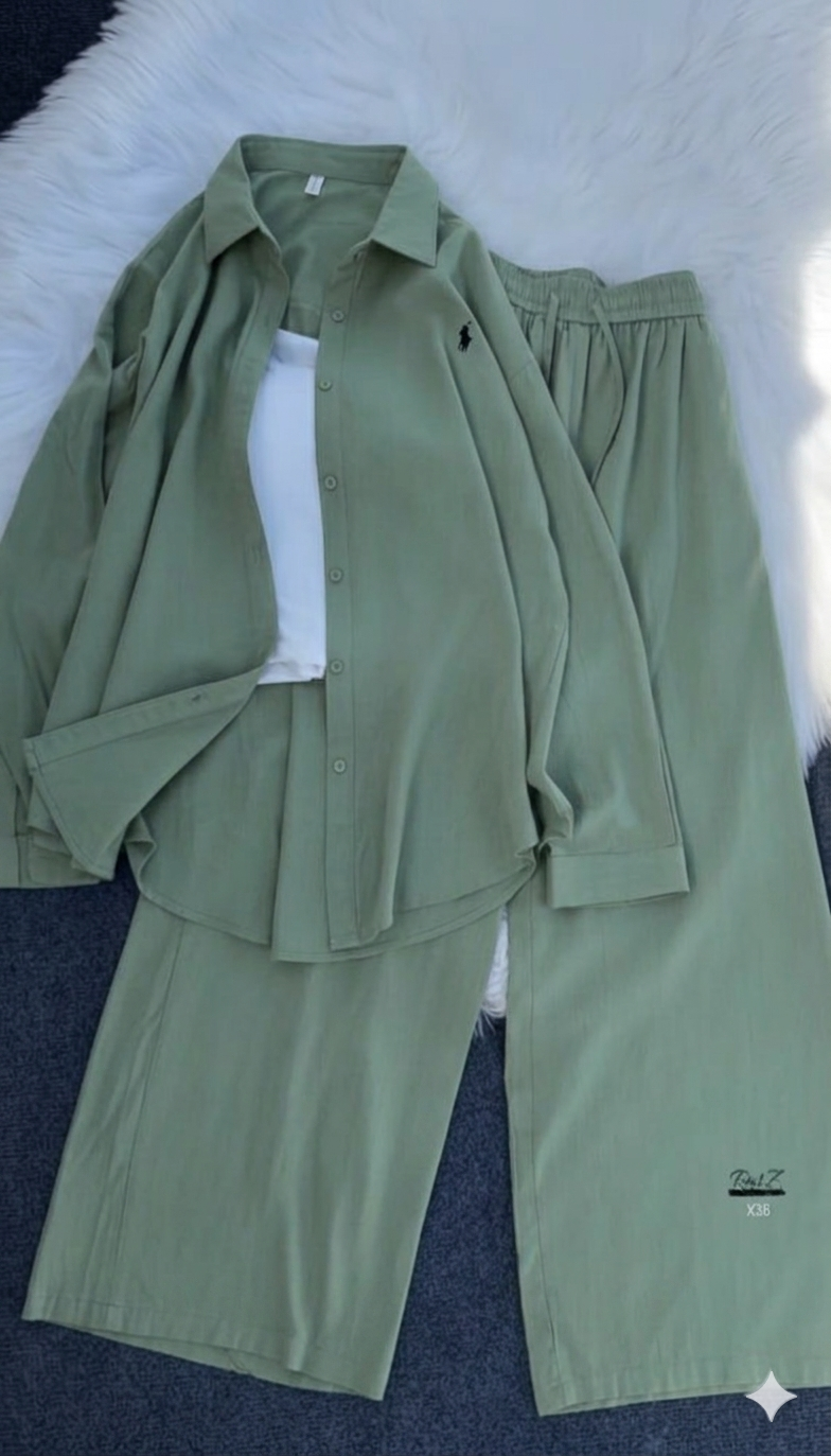 Polo Style sage green