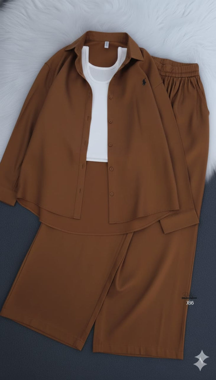 Polo Style 2-Piece Western Set - Bronze