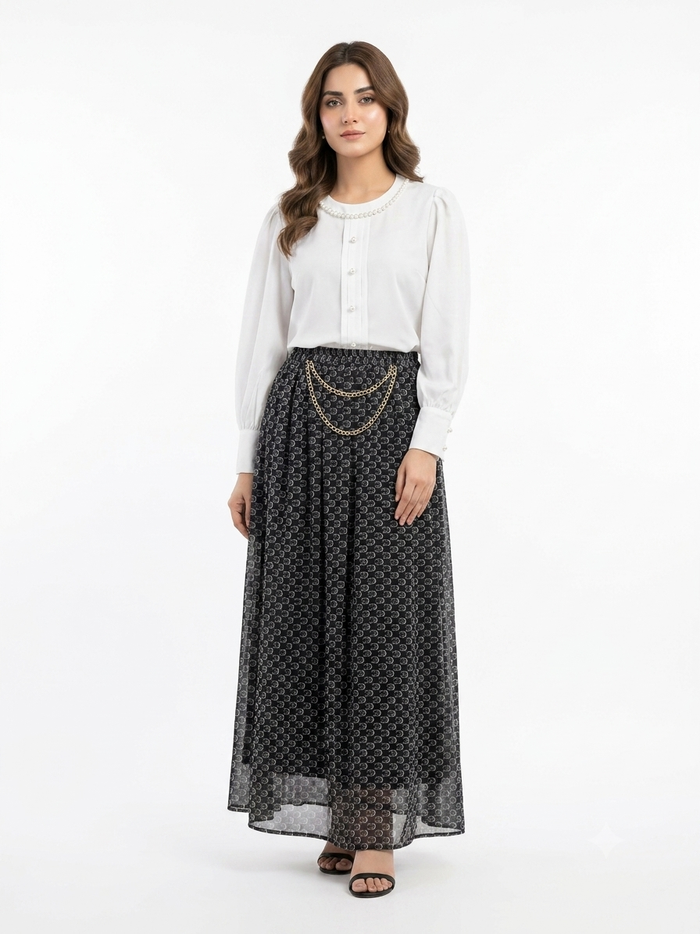MALLA 2-Piece Skirt Set (Chain Style)