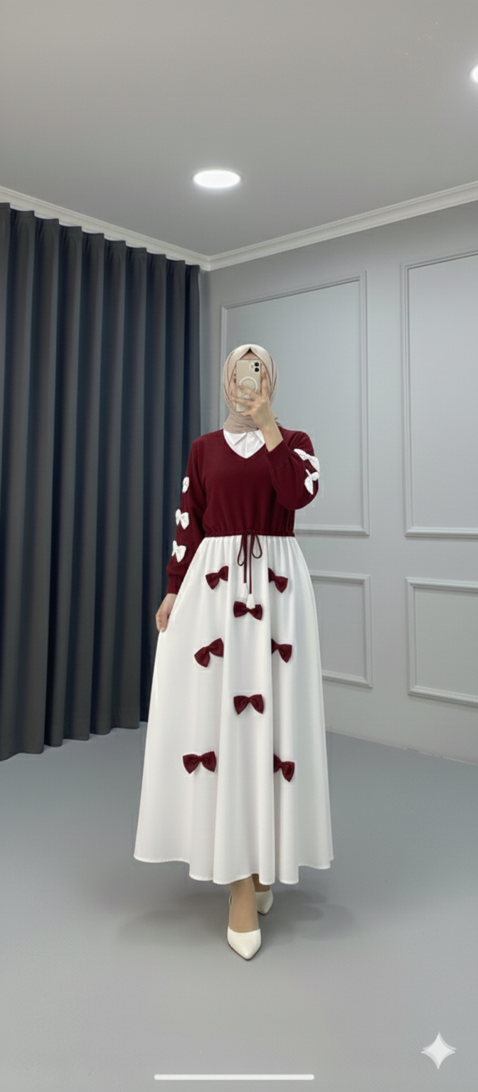 New Coti Maxi Dress - Mehroon