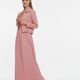 Jacket Style Maxi Dress - Pink - Afsarah Pret Women's Collection
