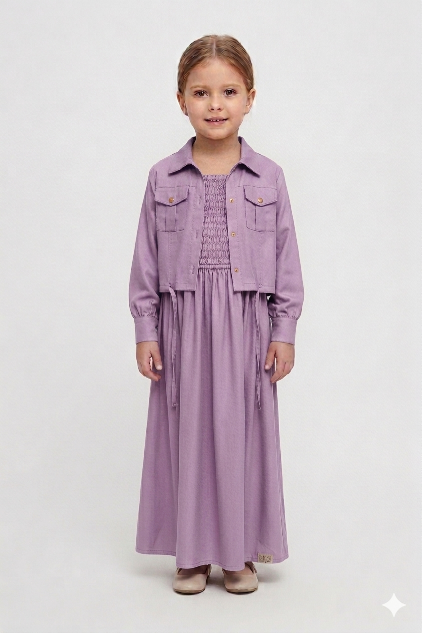 Jacket maxi lailac