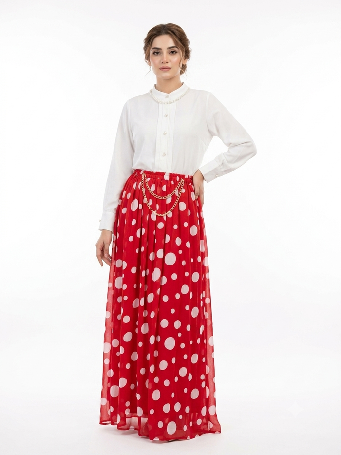 MALLA 2-Piece Skirt Set (Chain Style)