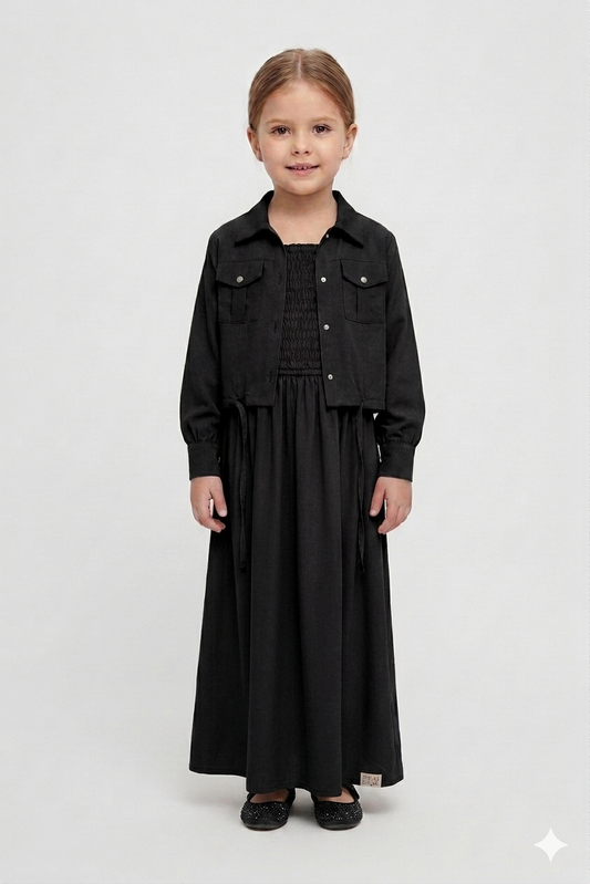 Jacket maxi black